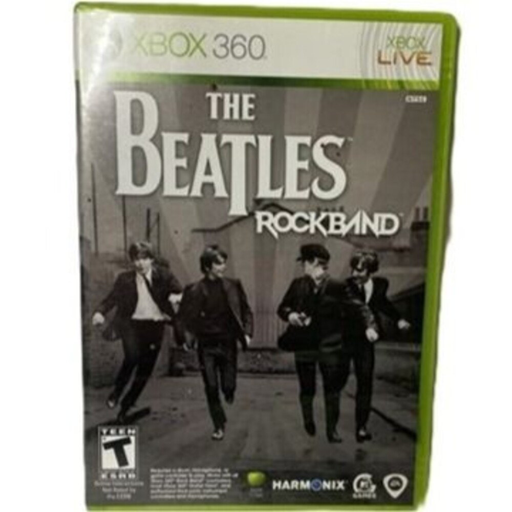 The Beatles Rock Band Xbox 360 Complete CIB Tested Working w/ Manual Inserts